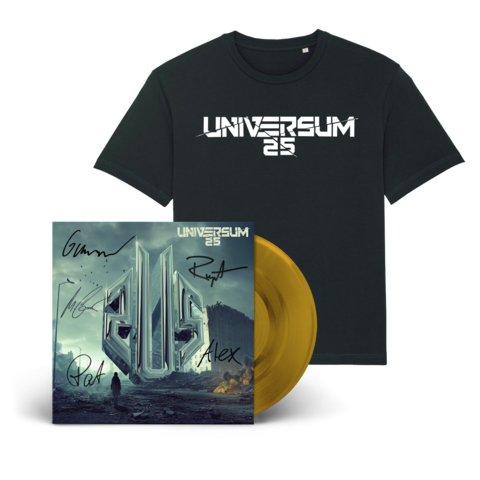 UNIVERSUM25 by UNIVERSUM25 - Ltd. 1LP gold signiert + T-Shirt - shop now at Universum25 store
